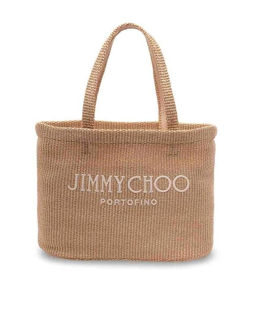 Jimmy Choo Brown Exclusive Edition Portofino Tote