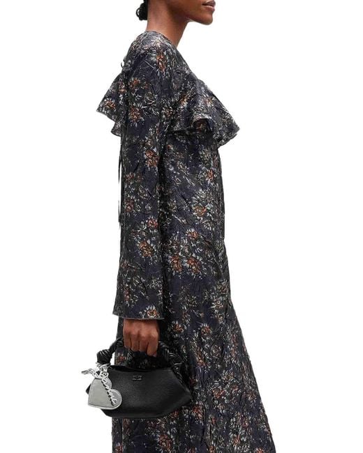 Ganni Black Bou Mini Bag