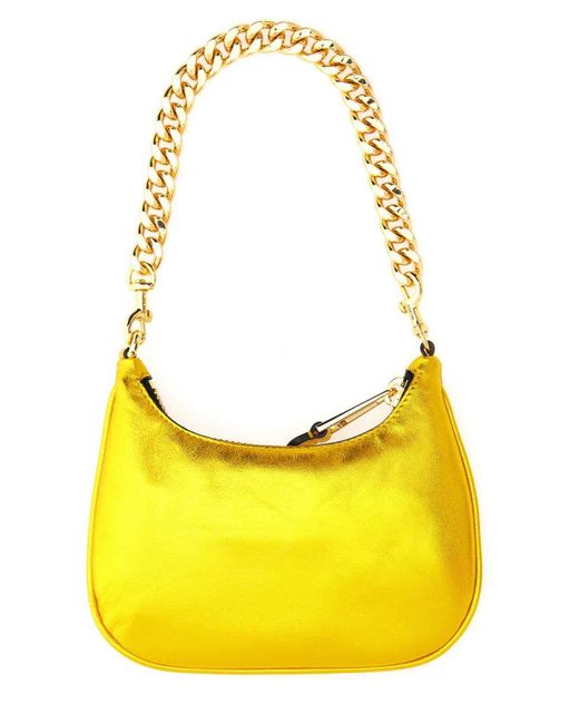 Moschino Yellow Bag With Lettering Logo