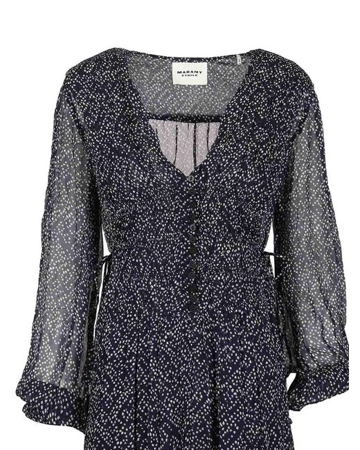 Isabel Marant Gray Briane Long Dress