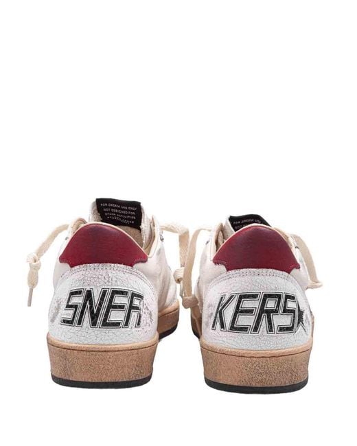 Golden Goose Deluxe Brand White Ball Star Sneakers for men