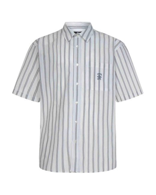 Stussy White Short-Sleeved Shirt for men