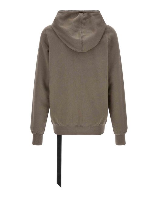 Rick Owens Gray Hoodie for men