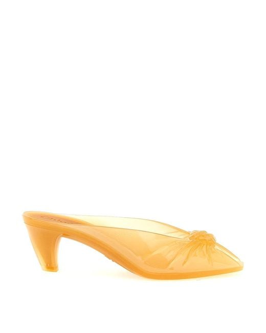 Chloé Metallic Jelly Sabots