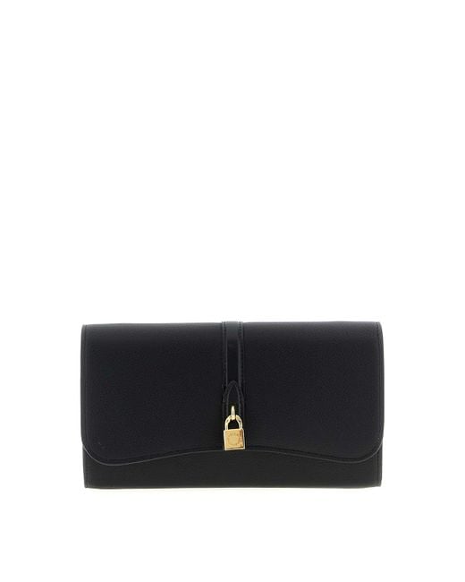 Stella McCartney Black Ryder Wallet On Chain