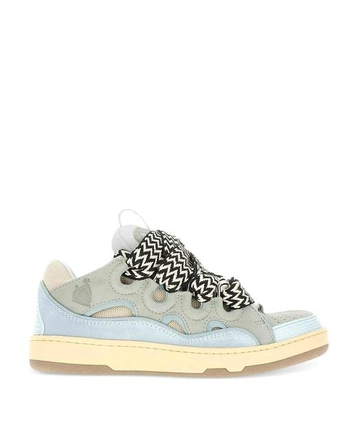 Lanvin Blue Curb Sneakers