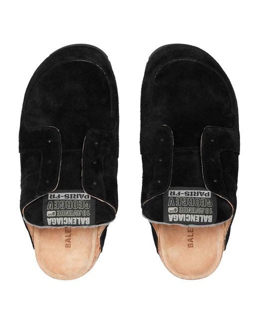 Balenciaga Black Dumbo Mule for men