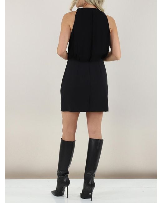 Elisabetta Franchi Black Mini Dress