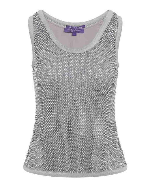 Ralph Lauren Gray Melony Blouse