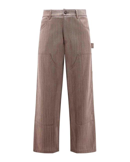 Golden Goose Deluxe Brand Brown Marley Trousers for men