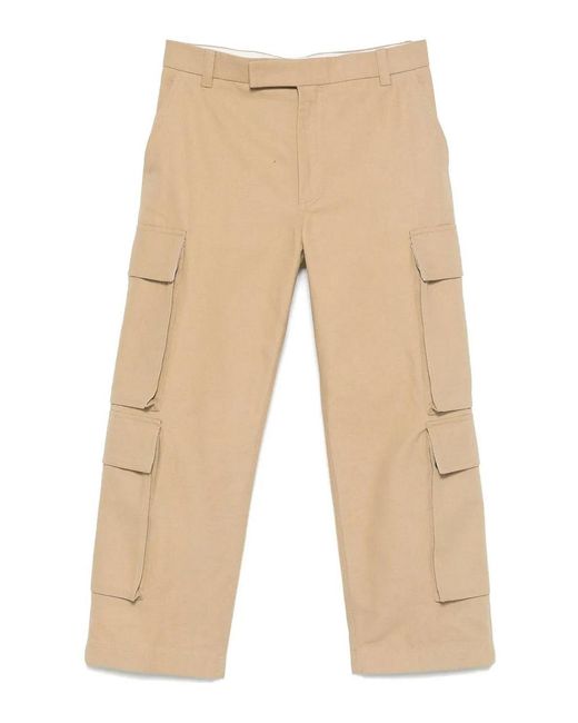 Thom Browne Natural Utility Chino Cargo Trouser for men