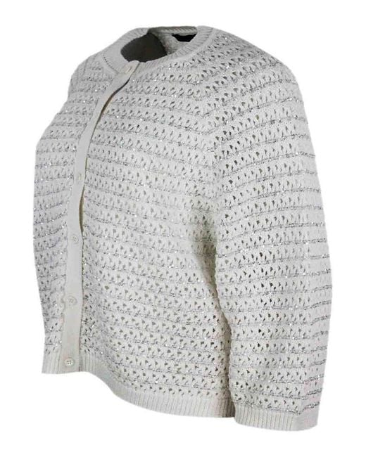 Fabiana Filippi Gray Sweaters