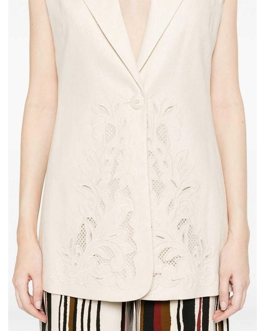 Twinset Natural Waistcoat