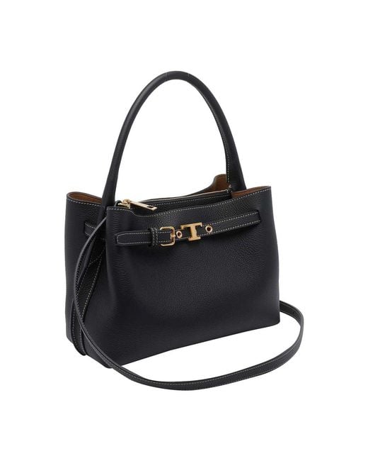 Tod's Black Mini Leather Handbag