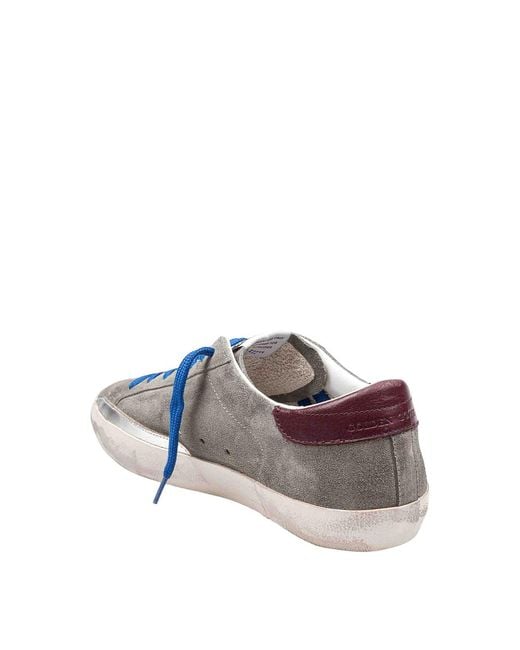 Golden Goose Deluxe Brand Gray Super Star Sneakers for men