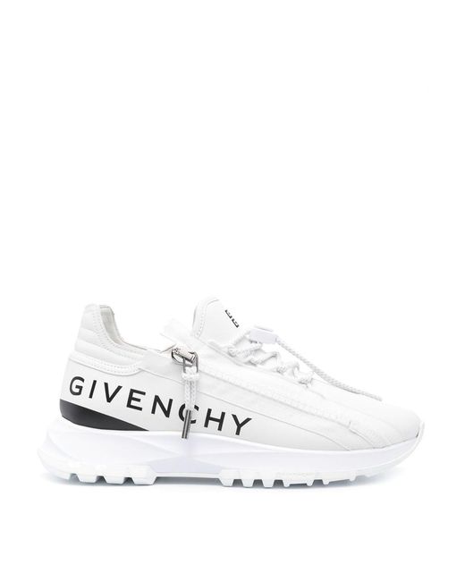 Givenchy White Spectre Zip Runner Sneaker