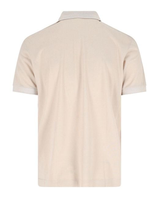 Lacoste Natural Silk Piqu Polo Shirt for men