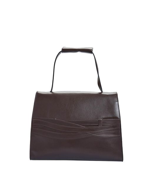 Moschino Black Tie Me Embossed Bag