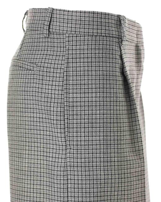 MSGM Gray Pow Trousers
