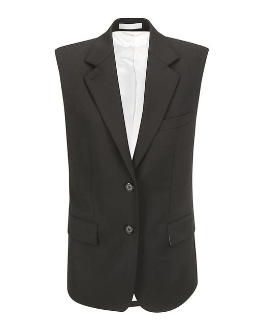 Helmut Lang Black Vests