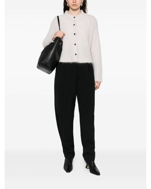 Antonelli White Long-Sleeve Cardigan