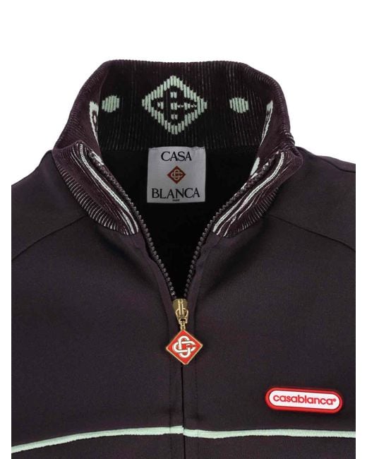 Casablanca Blue Giacca Zip for men