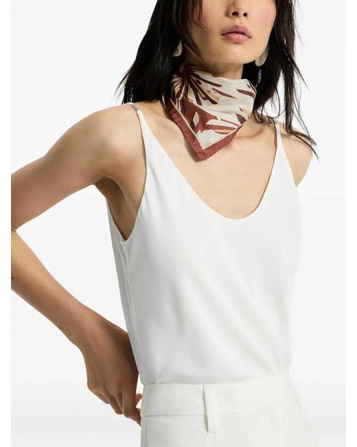 Brunello Cucinelli White Blouse