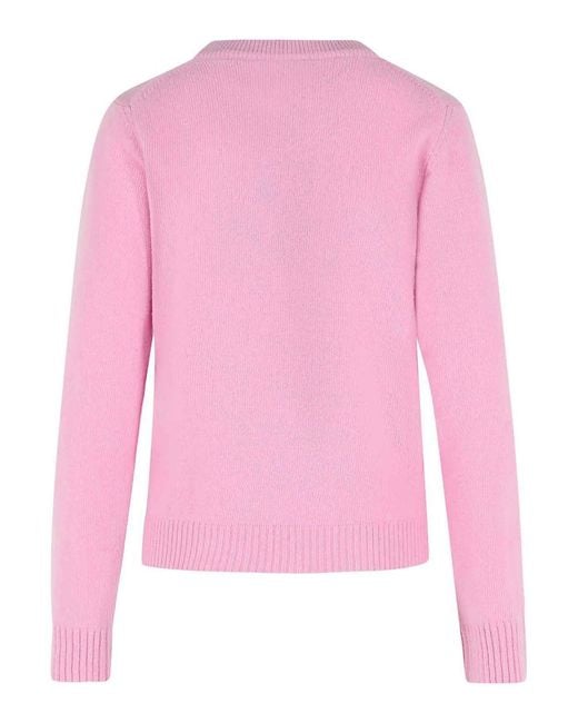 Ganni Pink Wool Blend Sweater