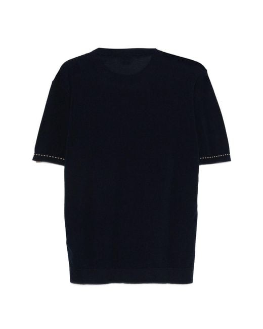 Jacob Cohen Black T-Shirt With Logo Patch for men