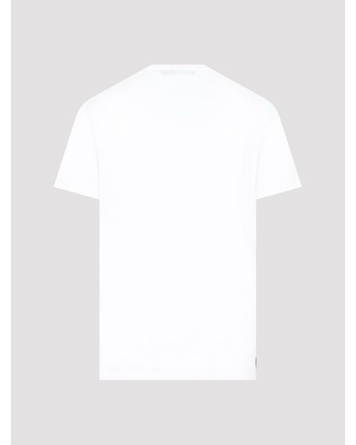 Ralph Lauren White Embroidered Logo T-Shirt for men