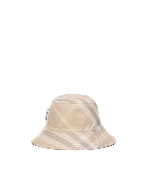 Burberry Natural Reversible Cotton-blend Fishers Hat for men