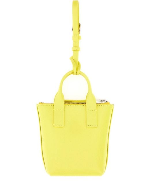 Dolce & Gabbana Yellow Leather Charm for men