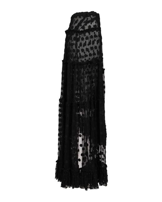 Dries Van Noten Black Sunia Long Skirt