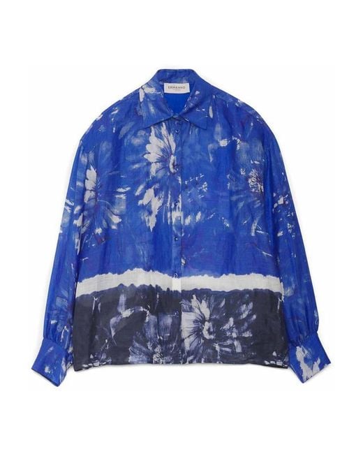 Ermanno Scervino Blue Shirt