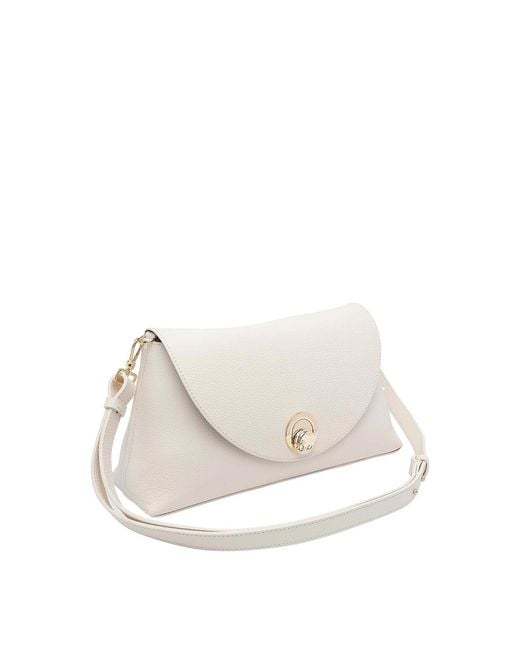 Coccinelle White Nikla Shoulder Bag Small
