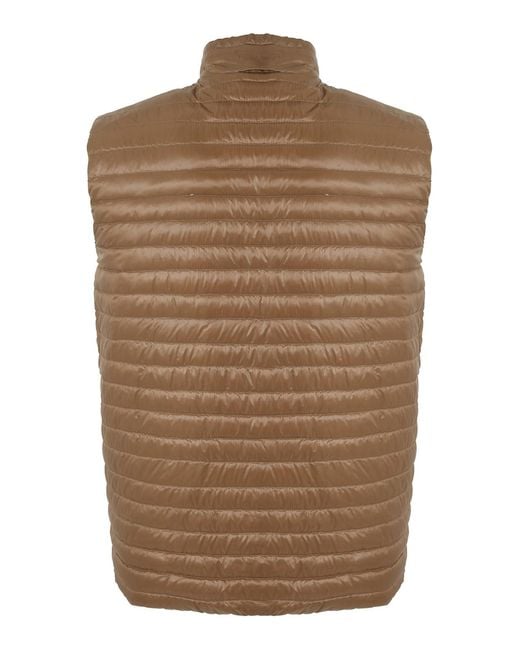 Herno Green Nylon Ultralight Reversible Gilet for men