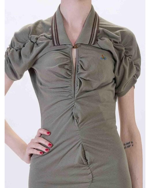 Vivienne Westwood Gray Pulling Dress