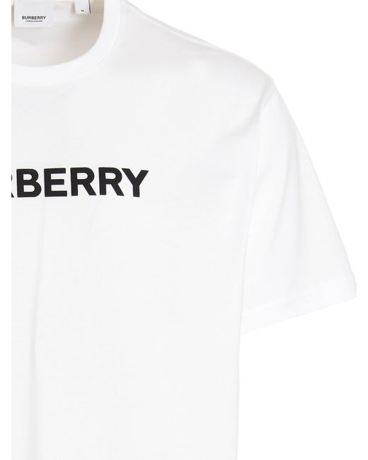 Burberry White Harriston T-shirt for men