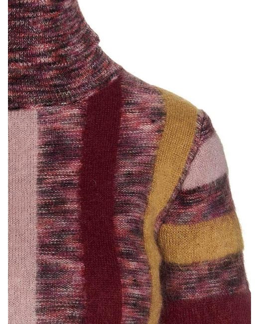 DSquared² Red Striped Sweater