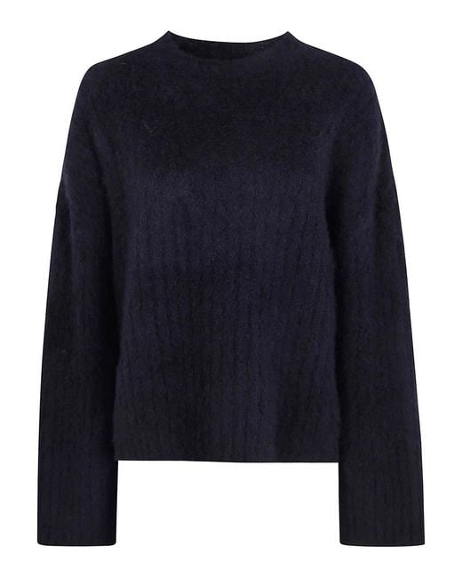Uma Wang Blue Crew Neck Top