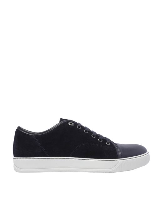 Lanvin Blue Captoe Sneakers for men