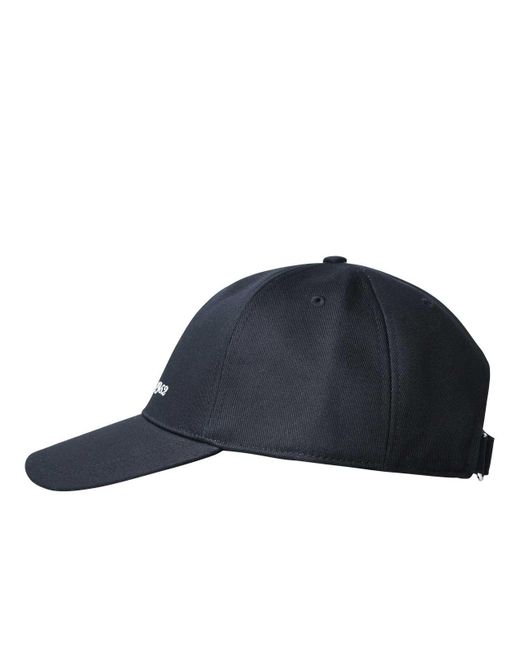 Moncler Blue Cotton Hat for men