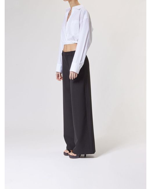 Moschino White Cropped Shirt