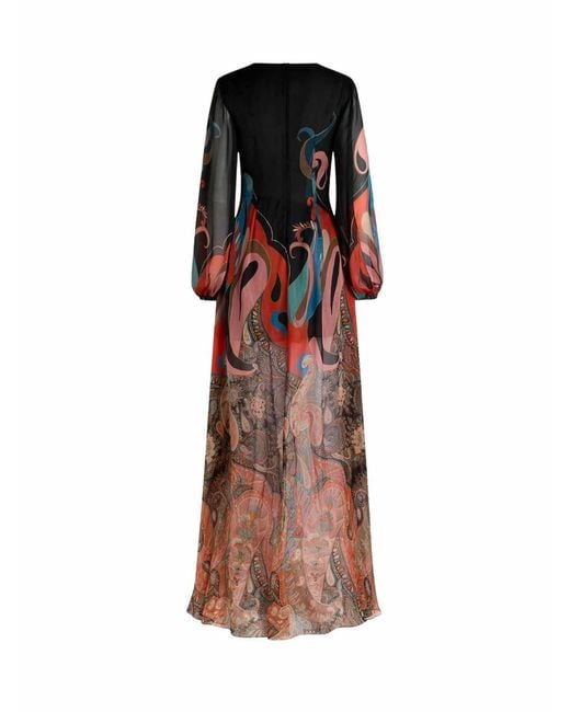 Etro Multicolor Through Effect Dress