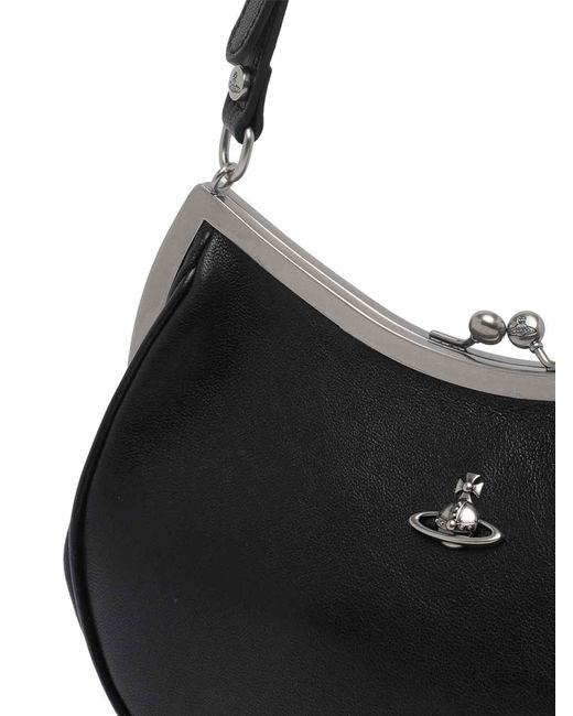 Vivienne Westwood Black Charm Frame Purse