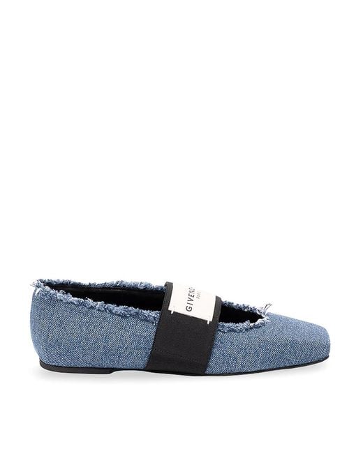 Givenchy Blue Ballerinas