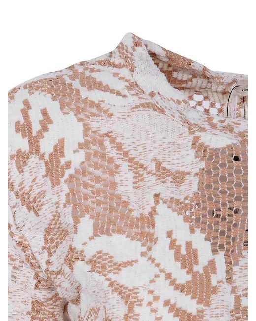 Comme des Garçons Pink Asymetrical T-Shirt