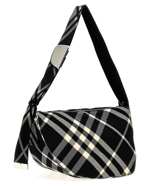 Burberry Black Shield Messenger Bag for men