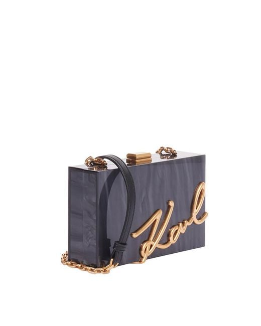 Karl Lagerfeld Blue K/Soiree Clutch