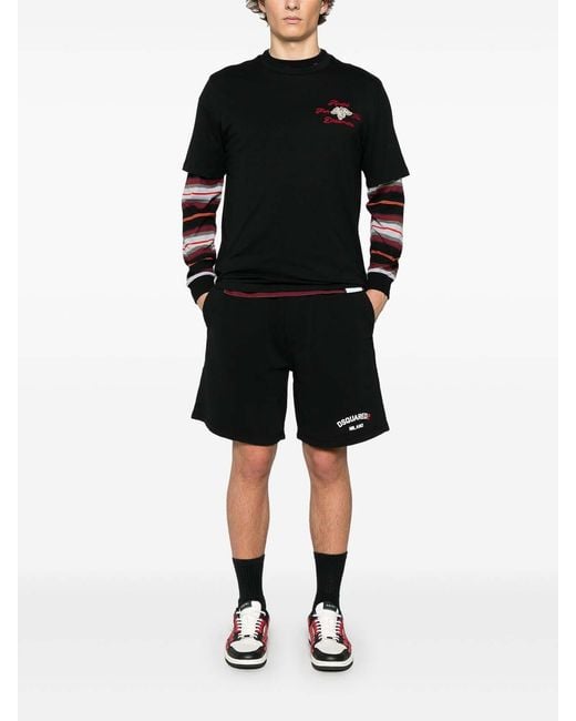 DSquared² Black Short Pant for men